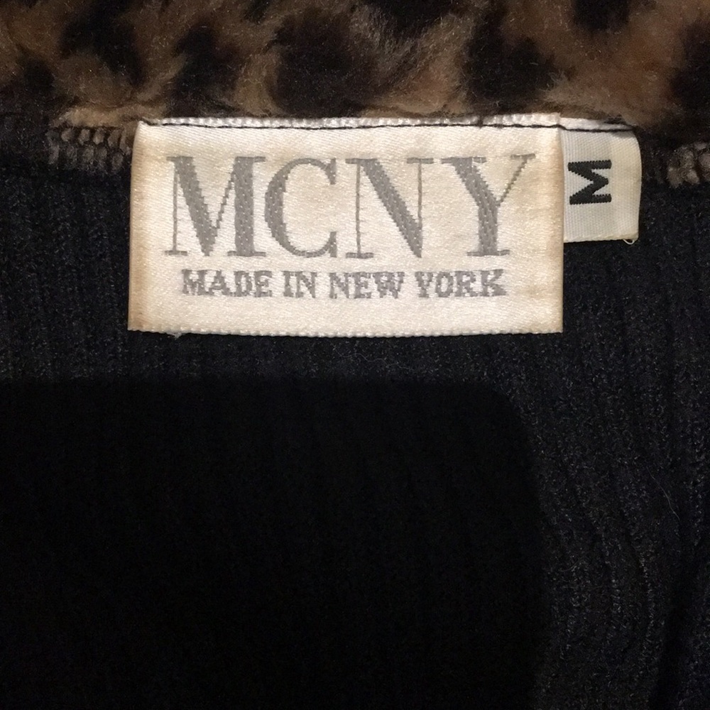 MCNY Black Long Sleeve Zipper Jacket - Picture 5 of 5